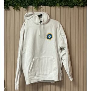 Stüssy Men’s Cosmos Hoodie White Size XL